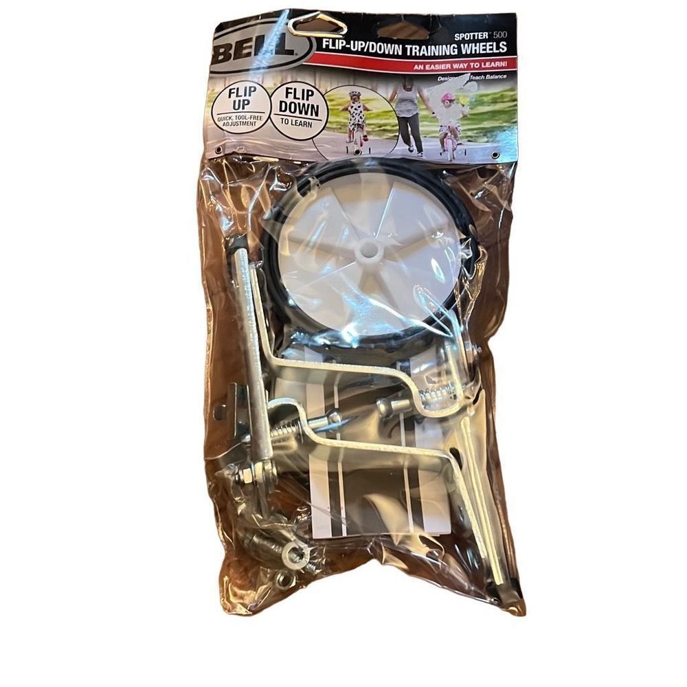 Bell Spotter 500 Flip-Up/Down Training Wheels ‎ New